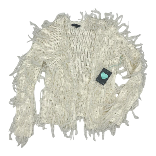 Sweater Cardigan By Kendall + Kylie In Cream, Size:Xs