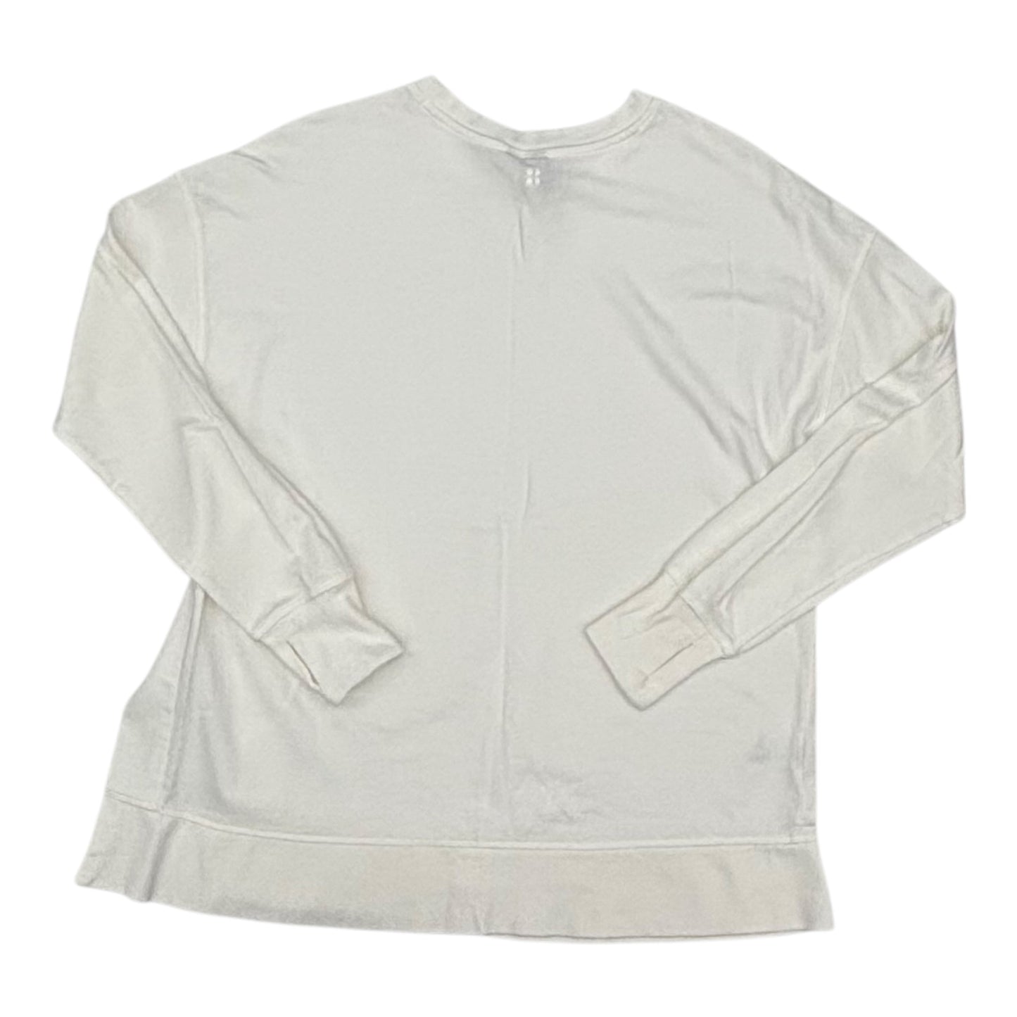 Athletic Top Ls Crewneck By Sweaty Betty In White, Size:Xs