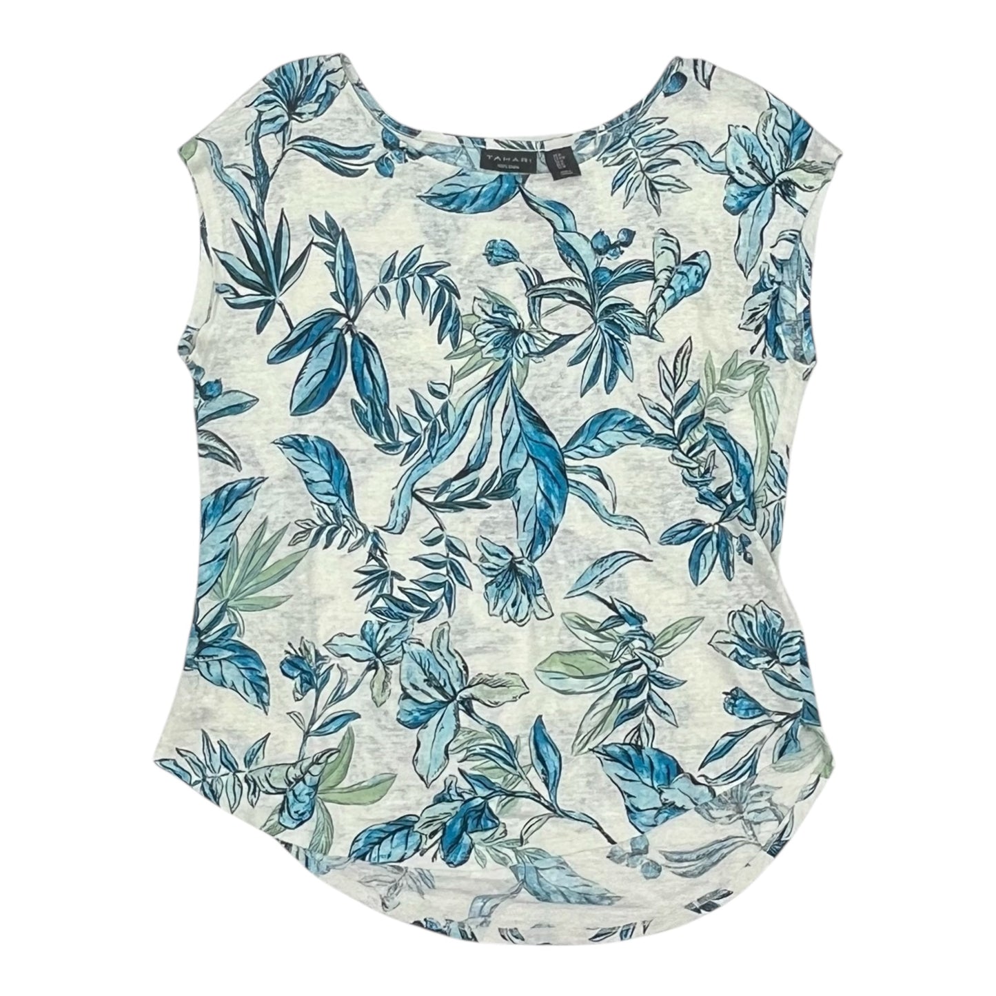 Top Ss By Tahari In Cream, Size:M