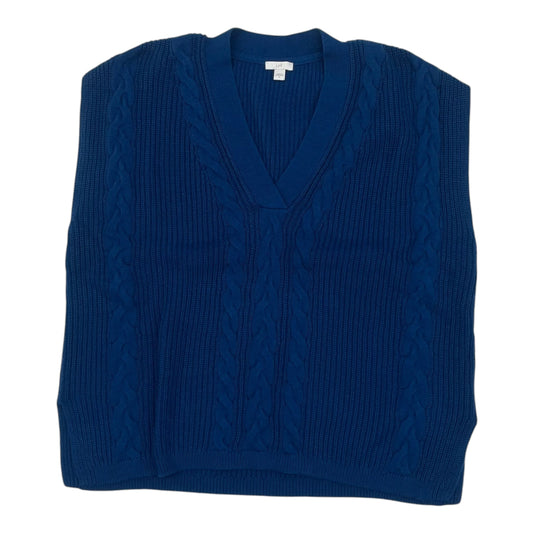 Vest Sweater By J. Jill In Teal, Size:M