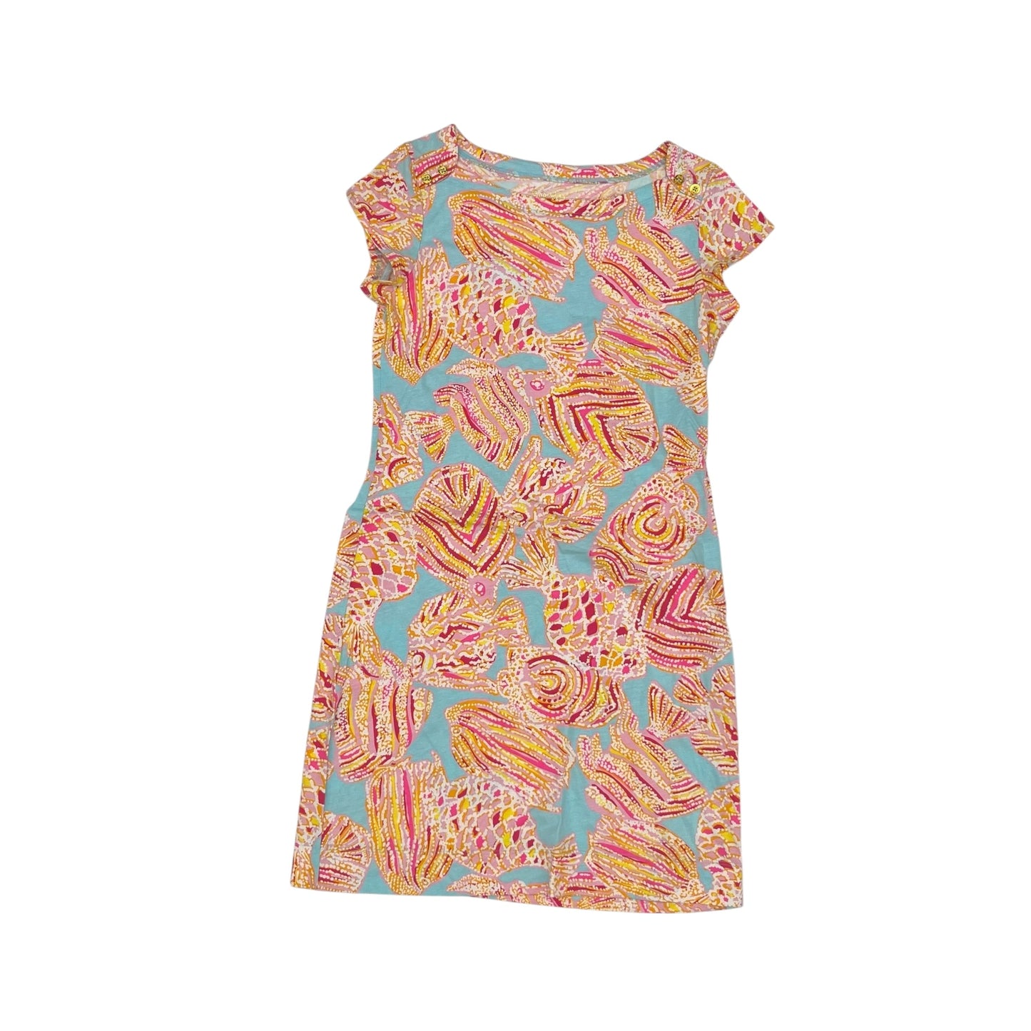 Dress Designer By Lilly Pulitzer In Blue & Pink, Size:S