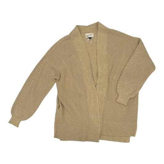 Sweater Cardigan By Universal Thread In Tan, Size:S