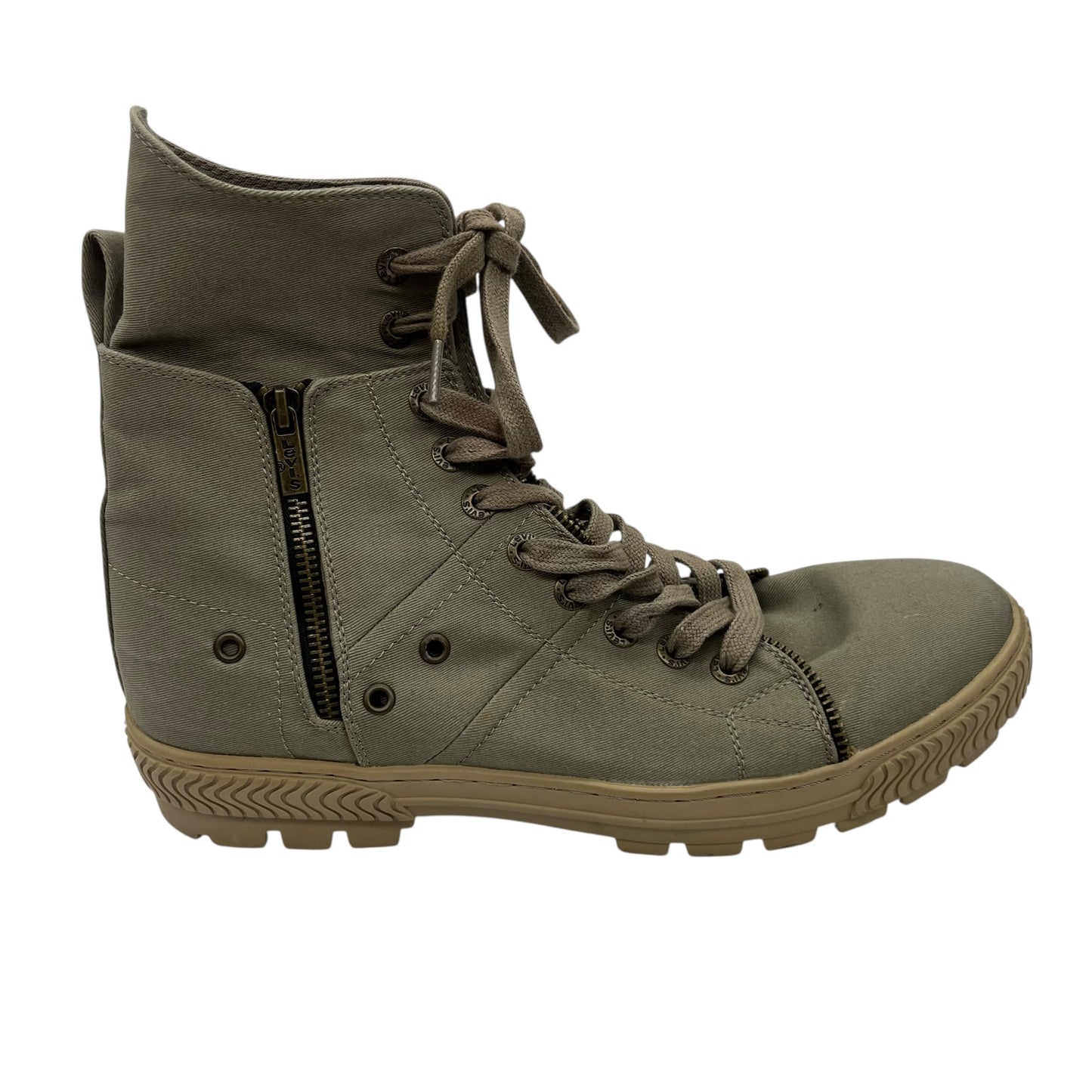 Boots Combat By Levis In Green, Size:11