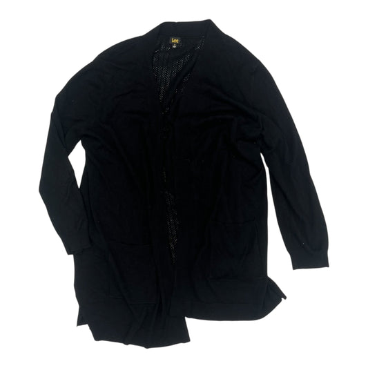 Cardigan By Lee In Black, Size:1X