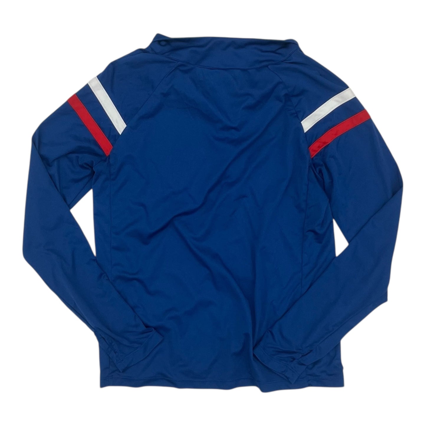 Athletic Top Ls Collar By Genuine Merchandise In Blue, Size:L