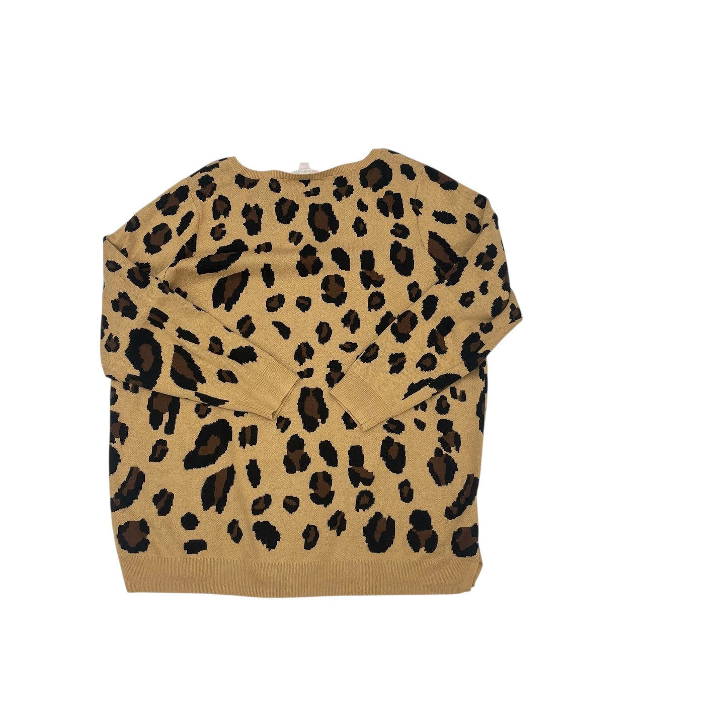 Sweater By Belle By Kim Gravel In Animal Print, Size:2X