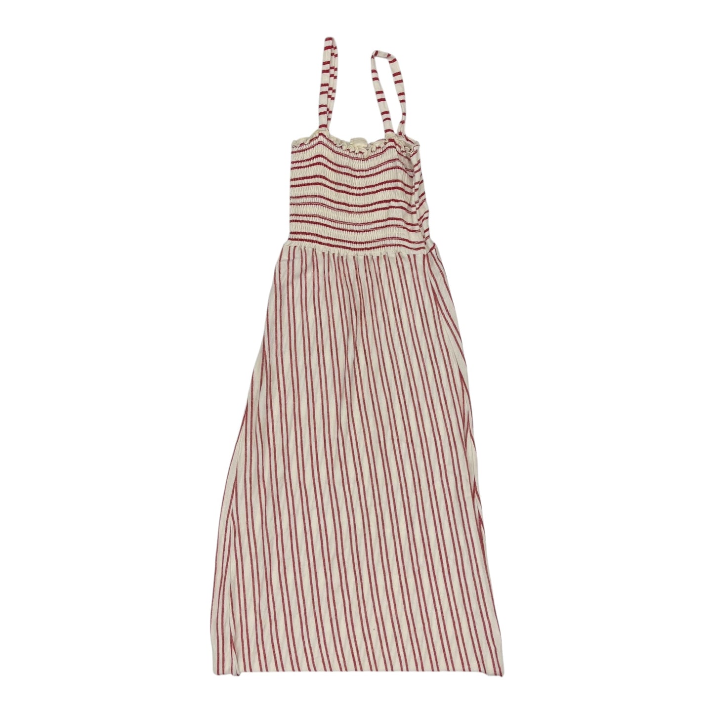 Dress Casual Maxi By Caution To The Wind In Cream & Red, Size:S