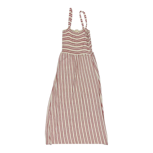 Dress Casual Maxi By Caution To The Wind In Cream & Red, Size:S
