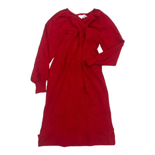 Mat Dress By Isabel Maternity In Red, Size:M