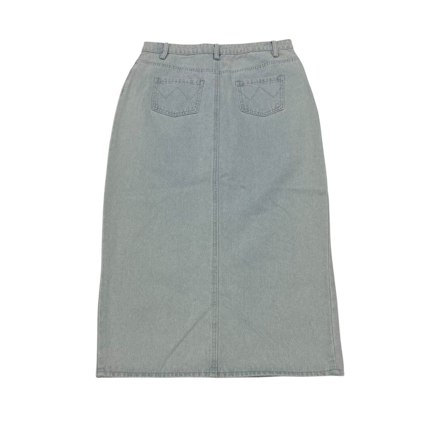 Skirt Midi By Le Lis In Blue Denim, Size:L