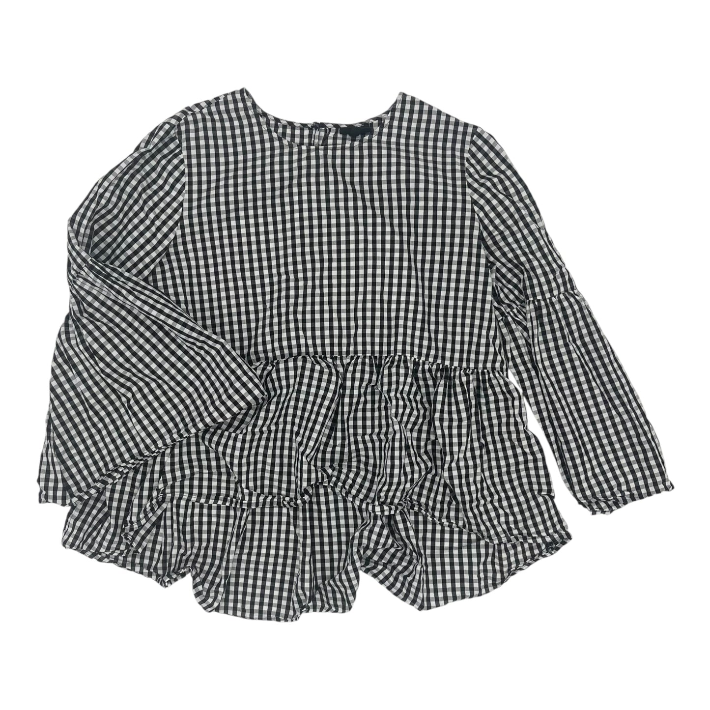 Top Ls By Who What Wear In Black & White, Size:Xl