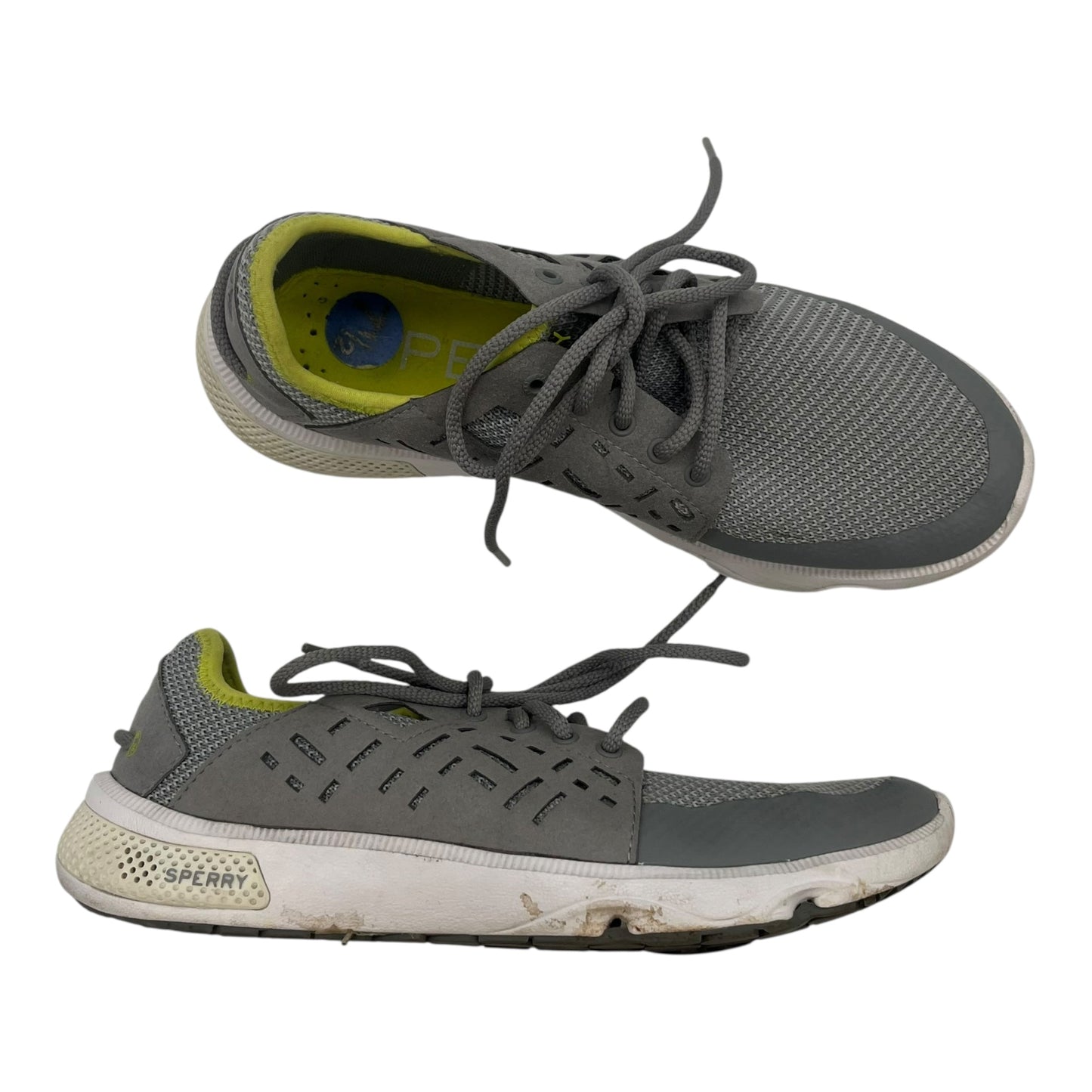 Shoes Athletic By Sperry In Grey, Size:7.5