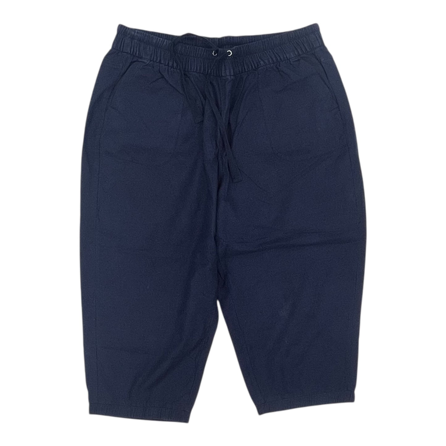 Pants Cropped By Lane Bryant In Navy, Size:2X