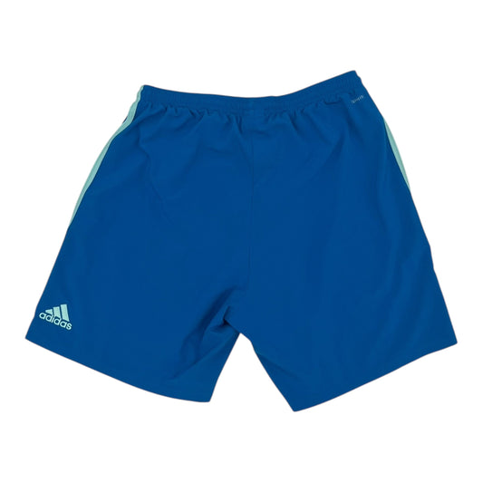 Athletic Shorts By Adidas In Blue, Size:L