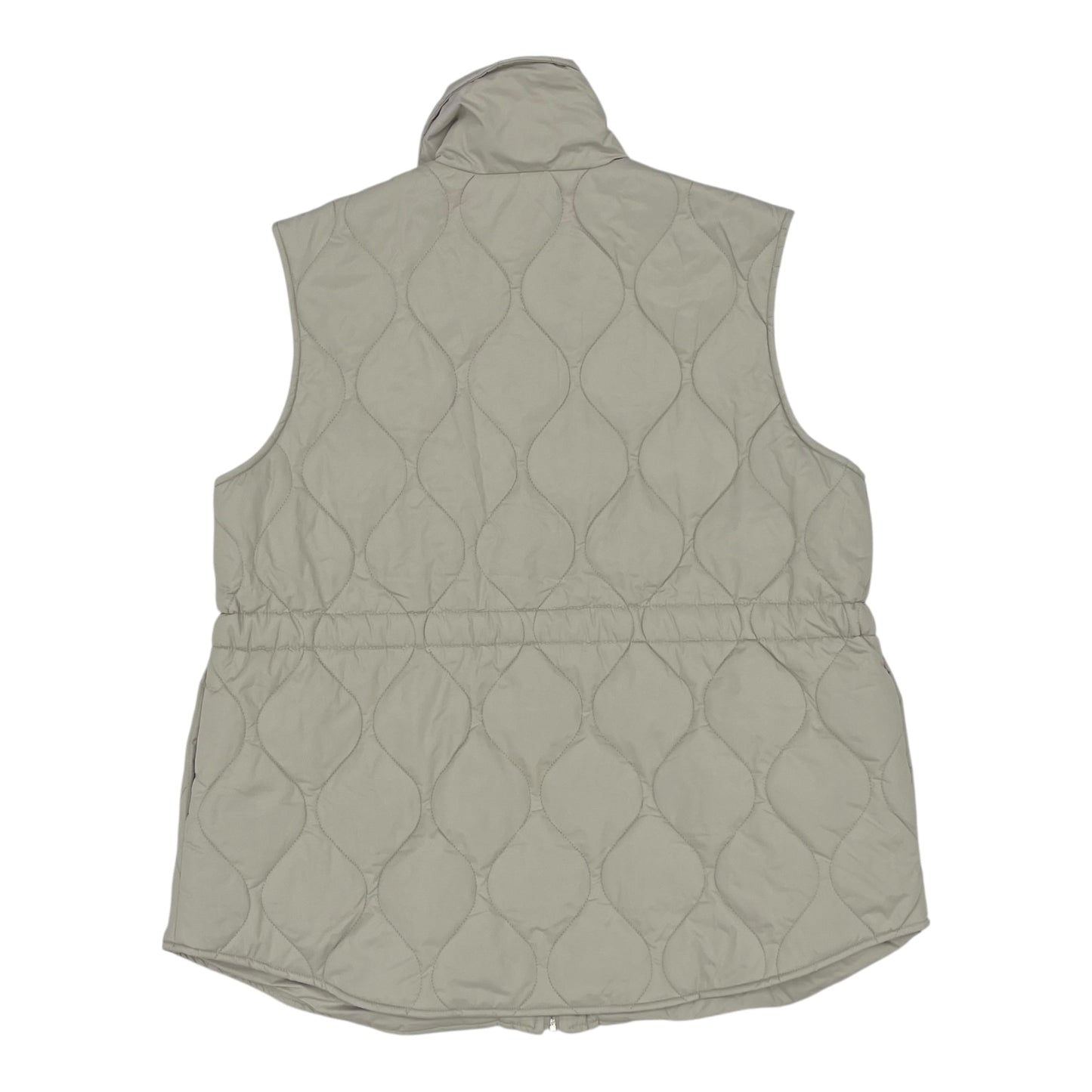 Vest Puffer & Quilted By Agb In Tan, Size:1X