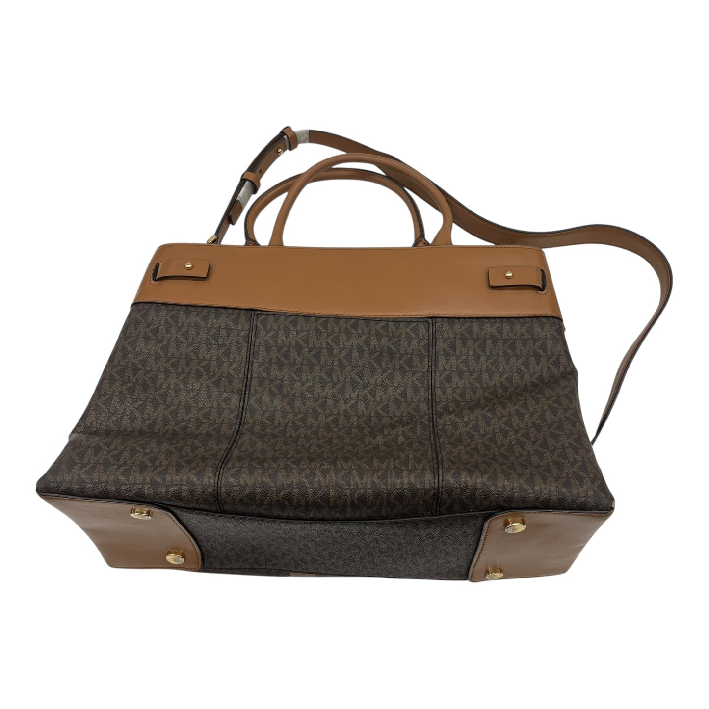 Handbag Designer By Michael Kors In Brown, Size:Large