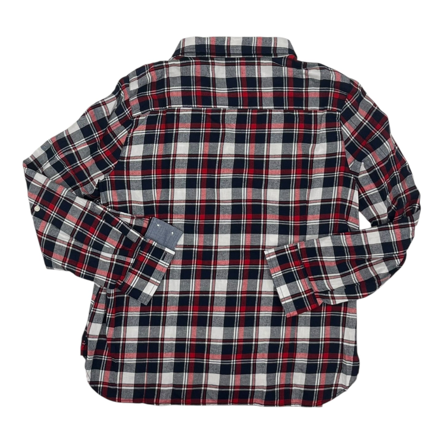 Top Ls By Tommy Hilfiger In Plaid Pattern, Size:Xl