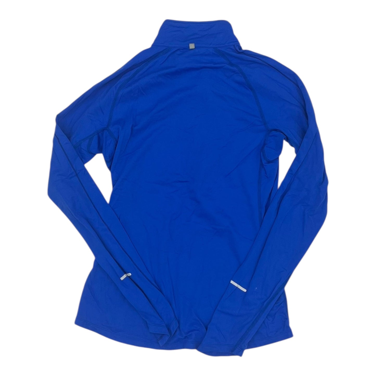 Athletic Top Ls Collar By Nike In Blue, Size:S