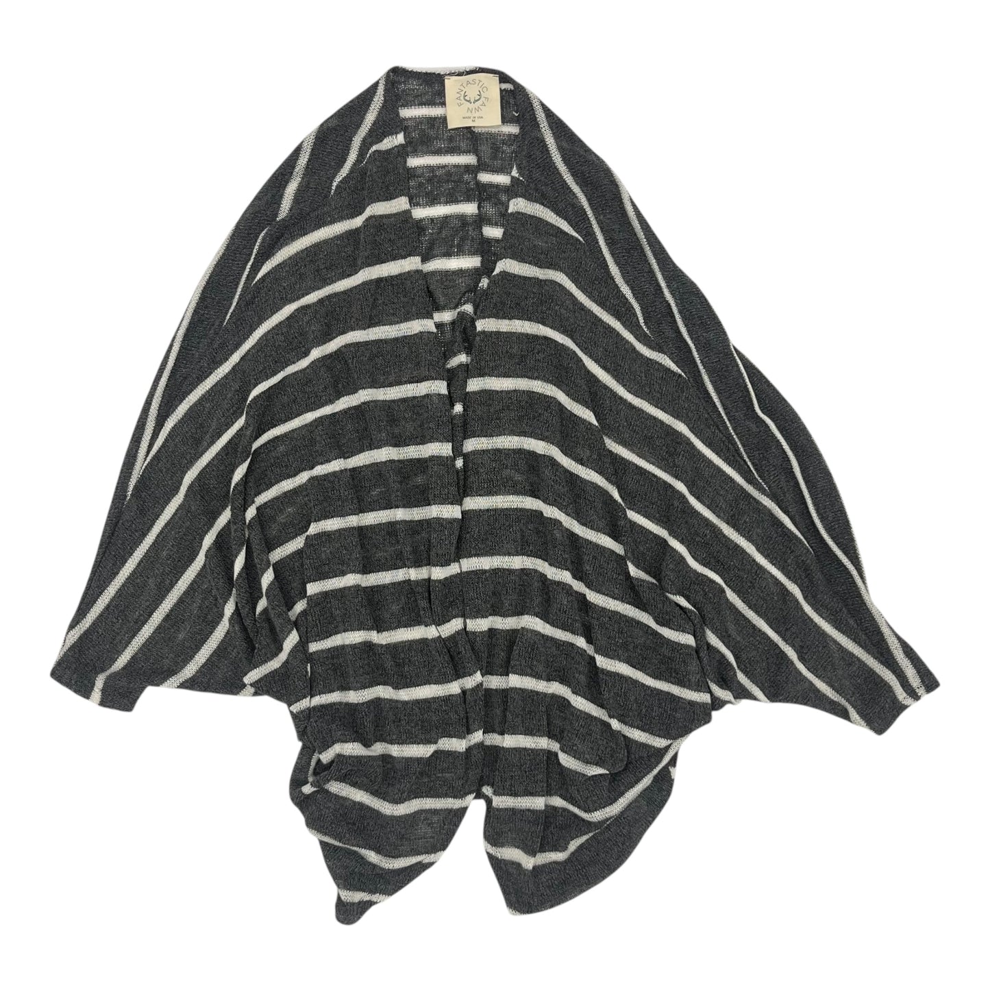 Cardigan By Fantastic Fawn In Grey, Size:M
