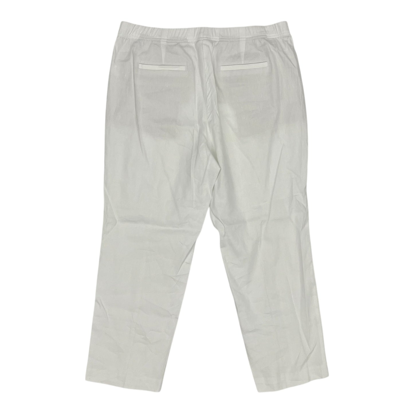 Pants Linen By J. Jill In White, Size:L