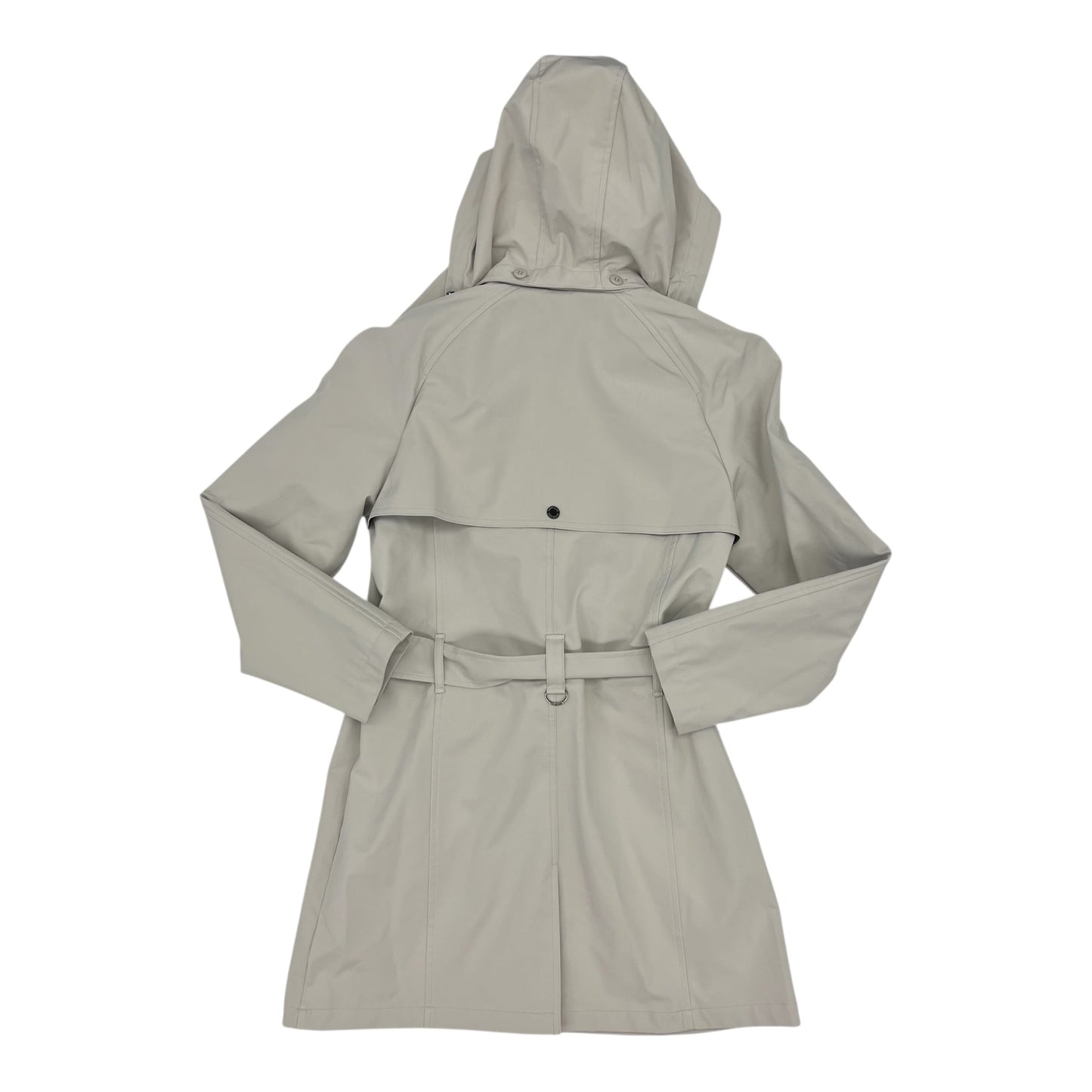 Coat Trench Coat By Calvin Klein In Tan, Size:M