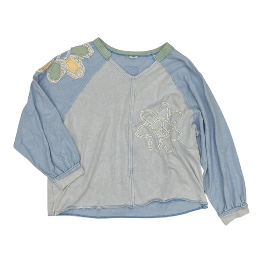 Top Ls By Clothes Mentor In Blue, Size:Xl