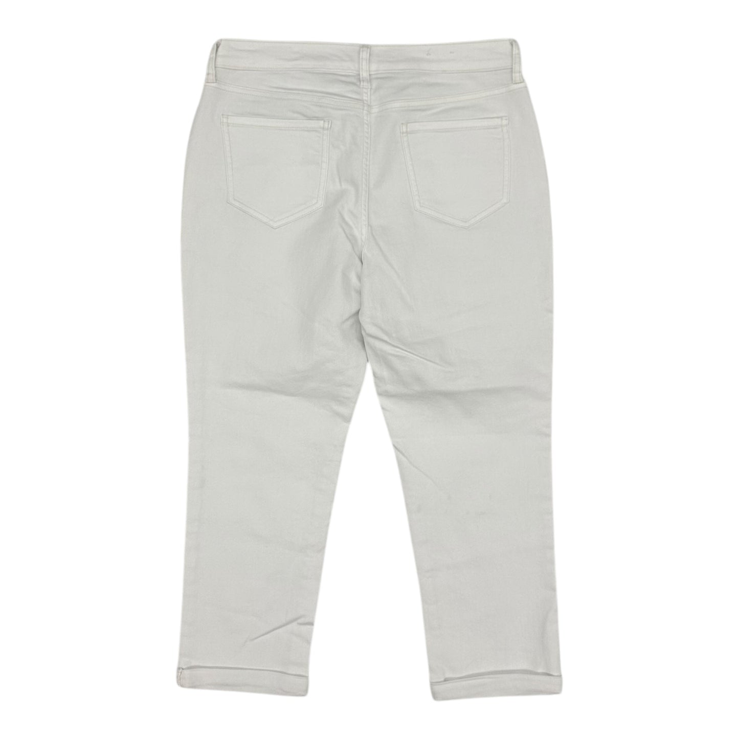 Jeans Straight By Old Navy In White Denim, Size:8