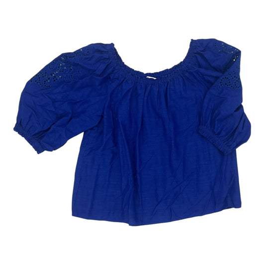 Top 3/4 Sleeve By Knox Rose In Blue, Size:M