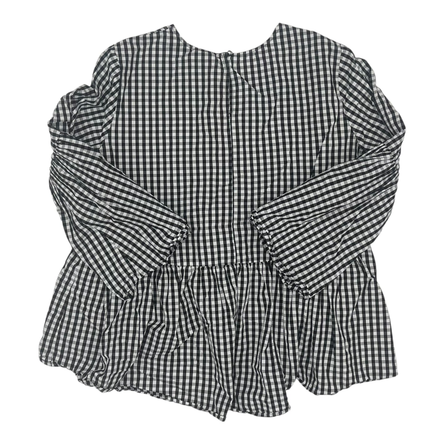 Top Ls By Who What Wear In Black & White, Size:Xl
