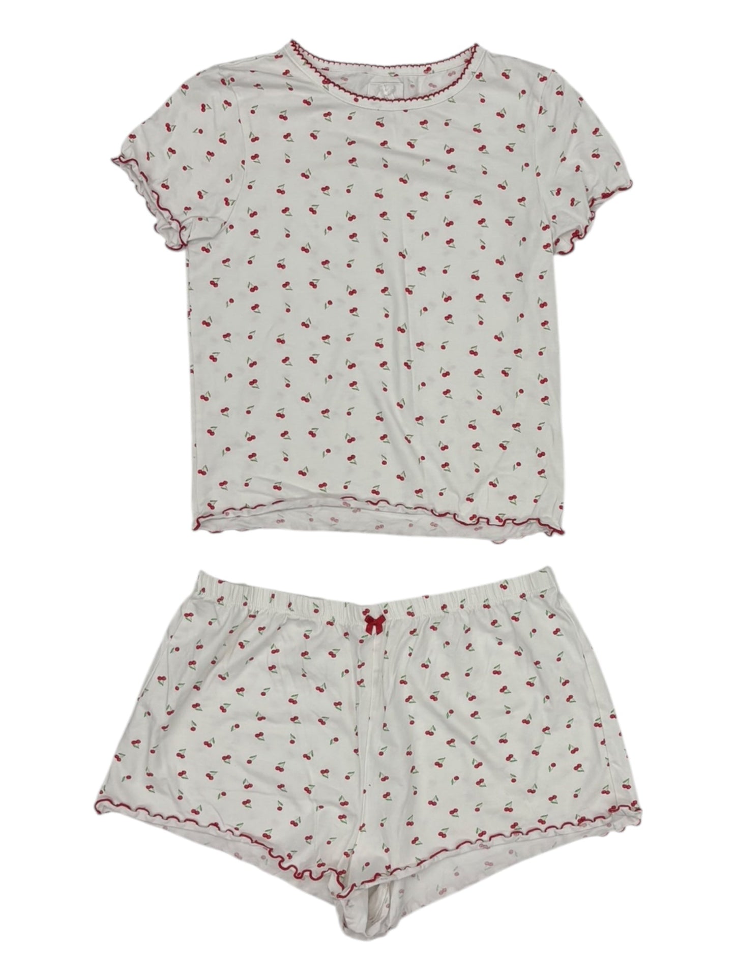 Pajamas 2Pc By Clothes Mentor In Red & White, Size:6