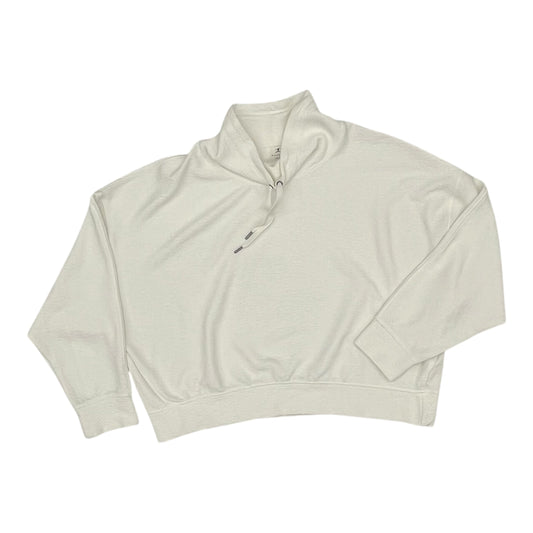 Athletic Sweatshirt Collar By Danskin In White, Size:Xl