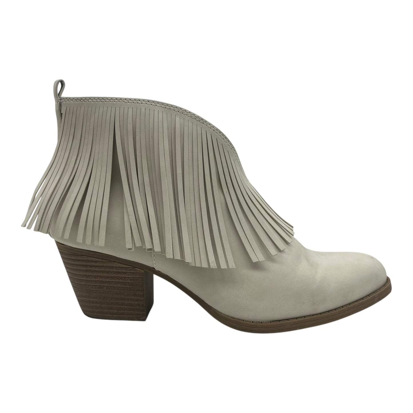 Boots Ankle Heels By Frye And Co In Tan, Size:10