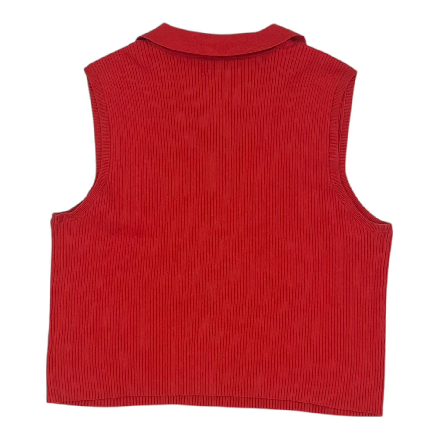 Vest Sweater By Old Navy In Red, Size:Xxl