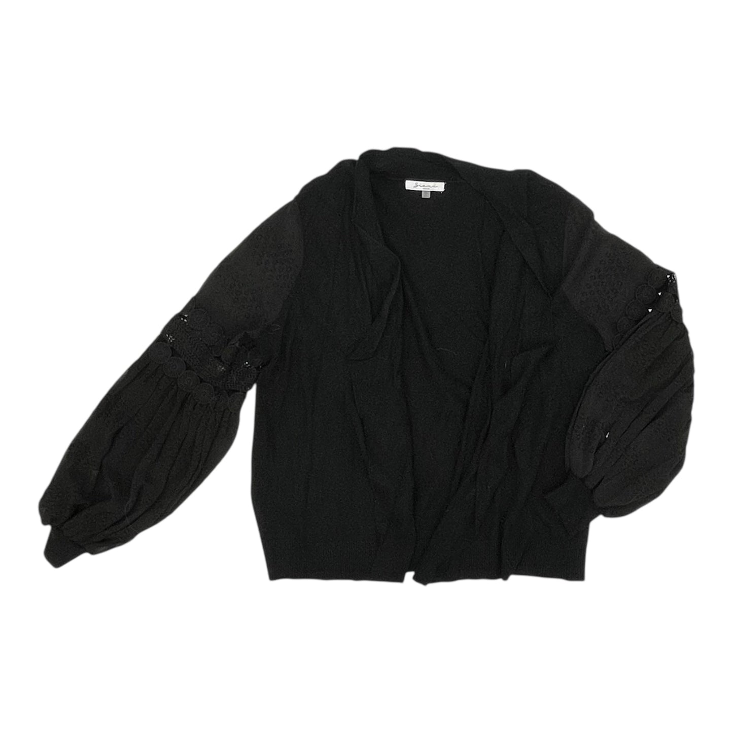 Cardigan By Sioni In Black, Size:Xl
