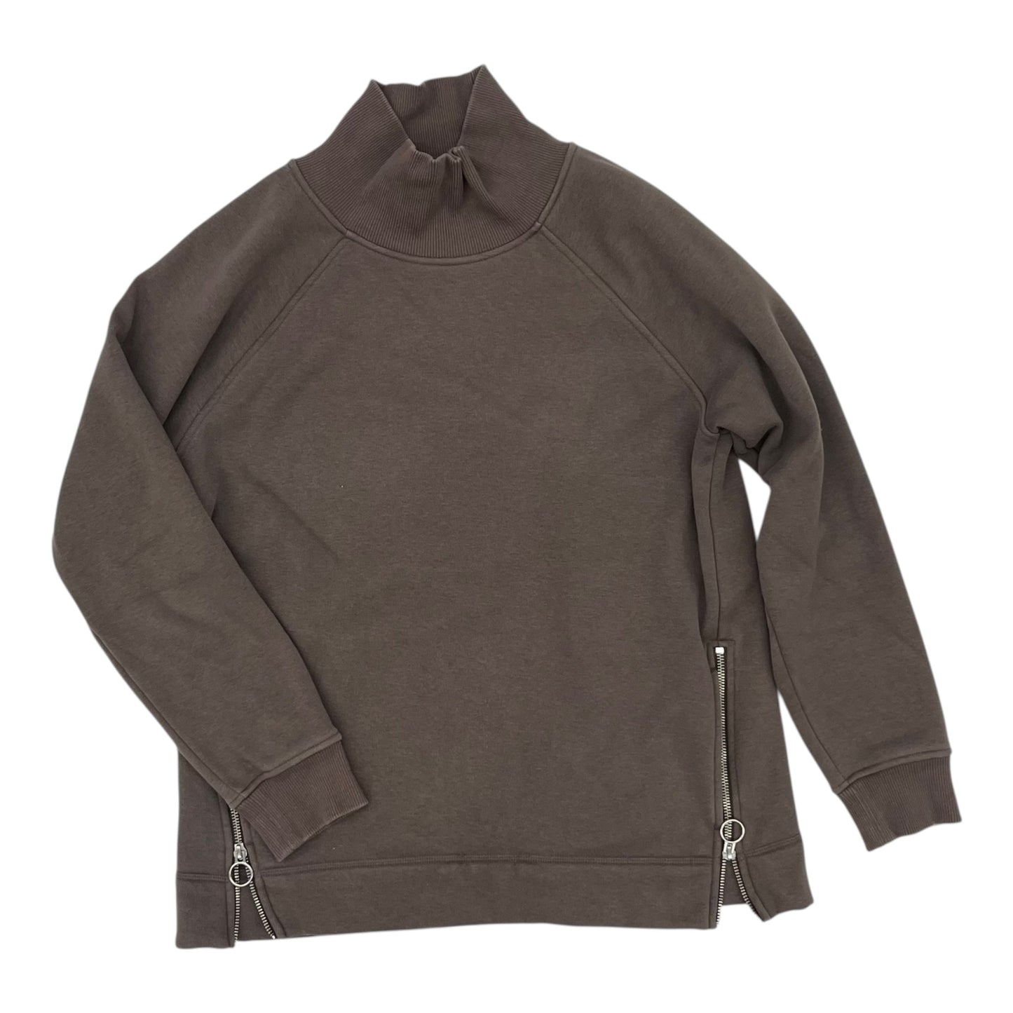 Athletic Sweatshirt Collar By Athleta In Brown, Size:M