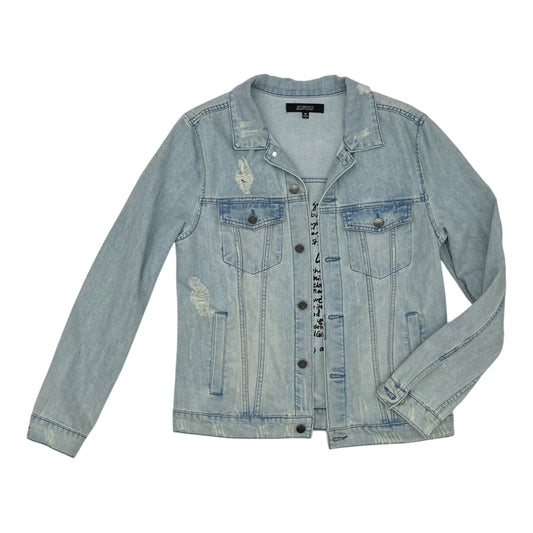 Jacket Denim By Clothes Mentor In Blue Denim, Size:M