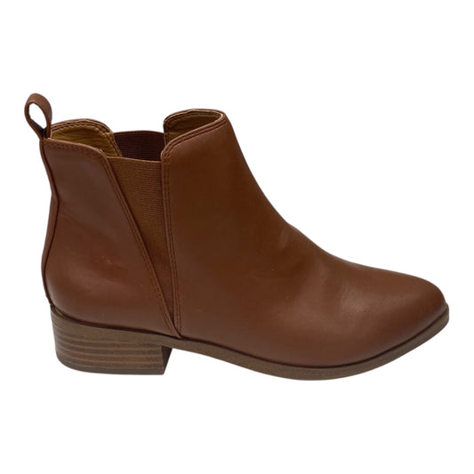Boots Ankle Flats By J. Crew In Brown, Size:6