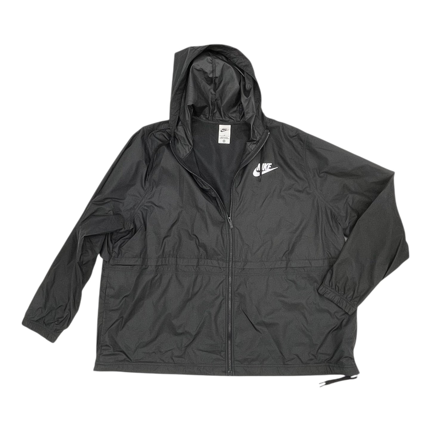 Athletic Jacket By Nike In Black, Size:3X