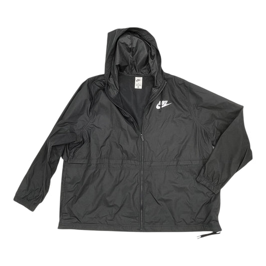 Athletic Jacket By Nike In Black, Size:3X