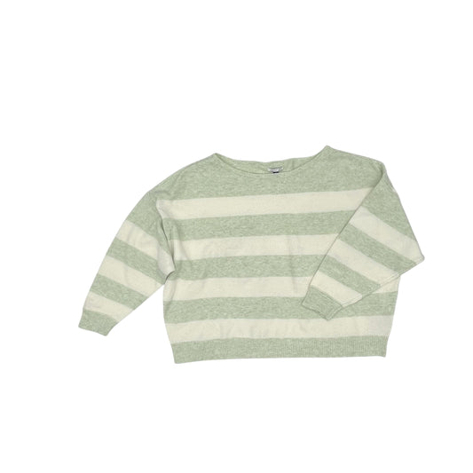 Sweater By American Eagle In Cream & Green, Size:Xxl