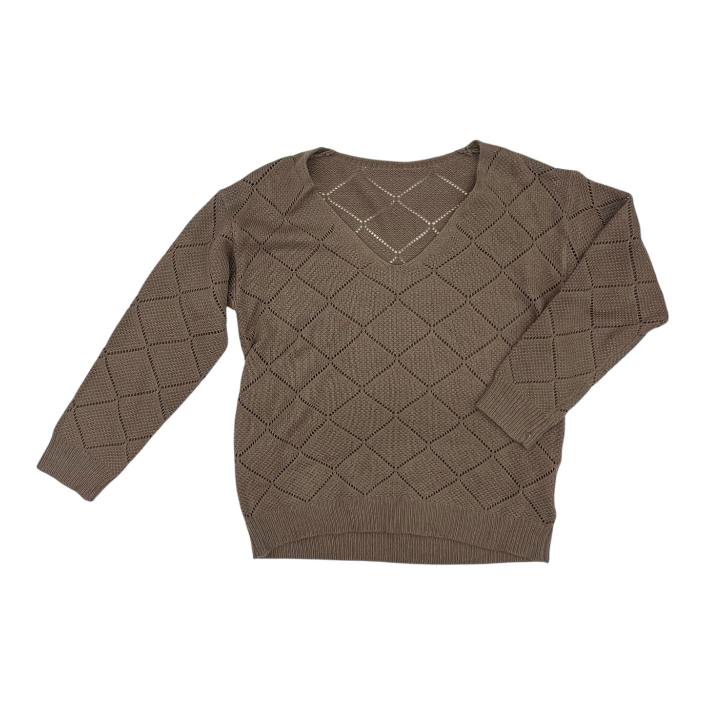 Sweater By Shein In Brown, Size:L