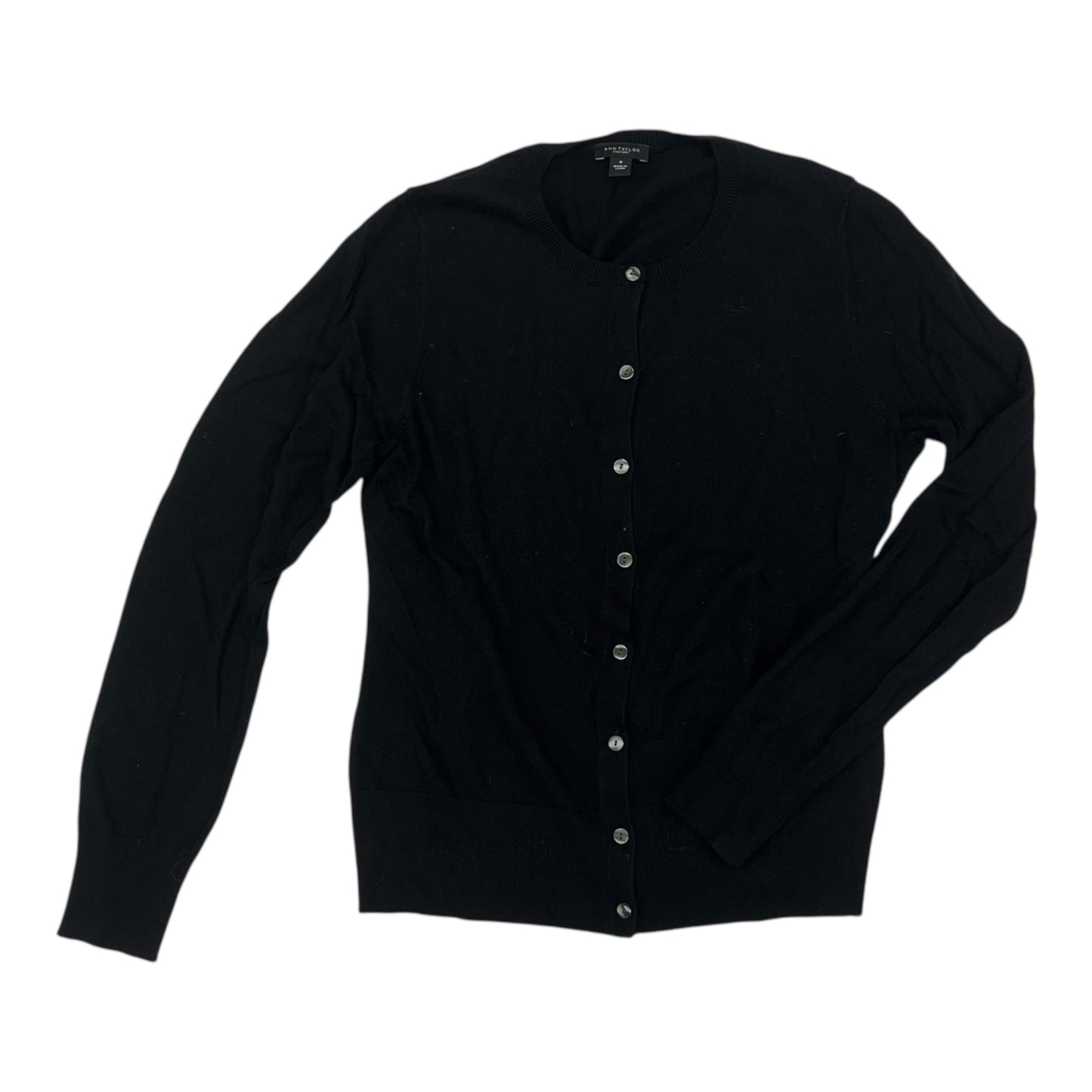 Cardigan By Ann Taylor In Black, Size:M
