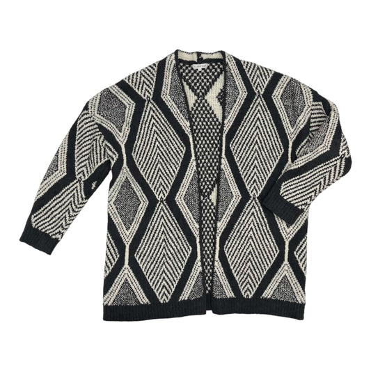 Sweater Cardigan By Blakeley In Grey & White, Size:S