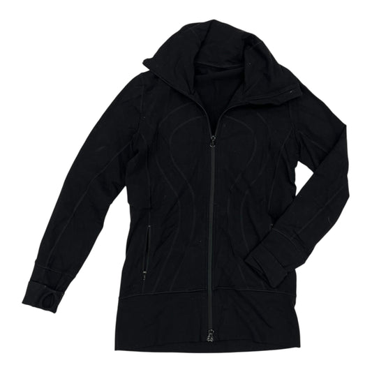 Athletic Jacket By Lululemon In Black, Size:S