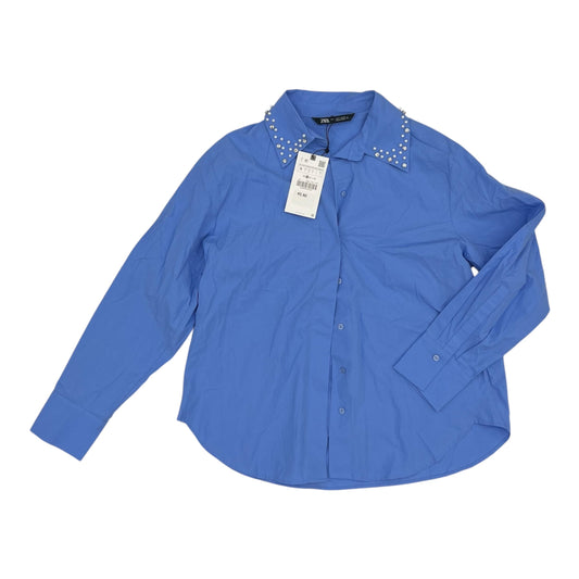Top Ls By Zara In Blue, Size:S