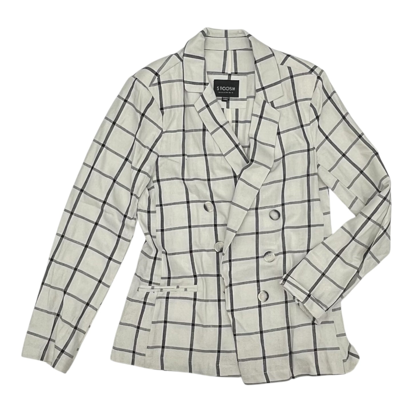 Blazer By Stoosh In Black & Cream, Size:M