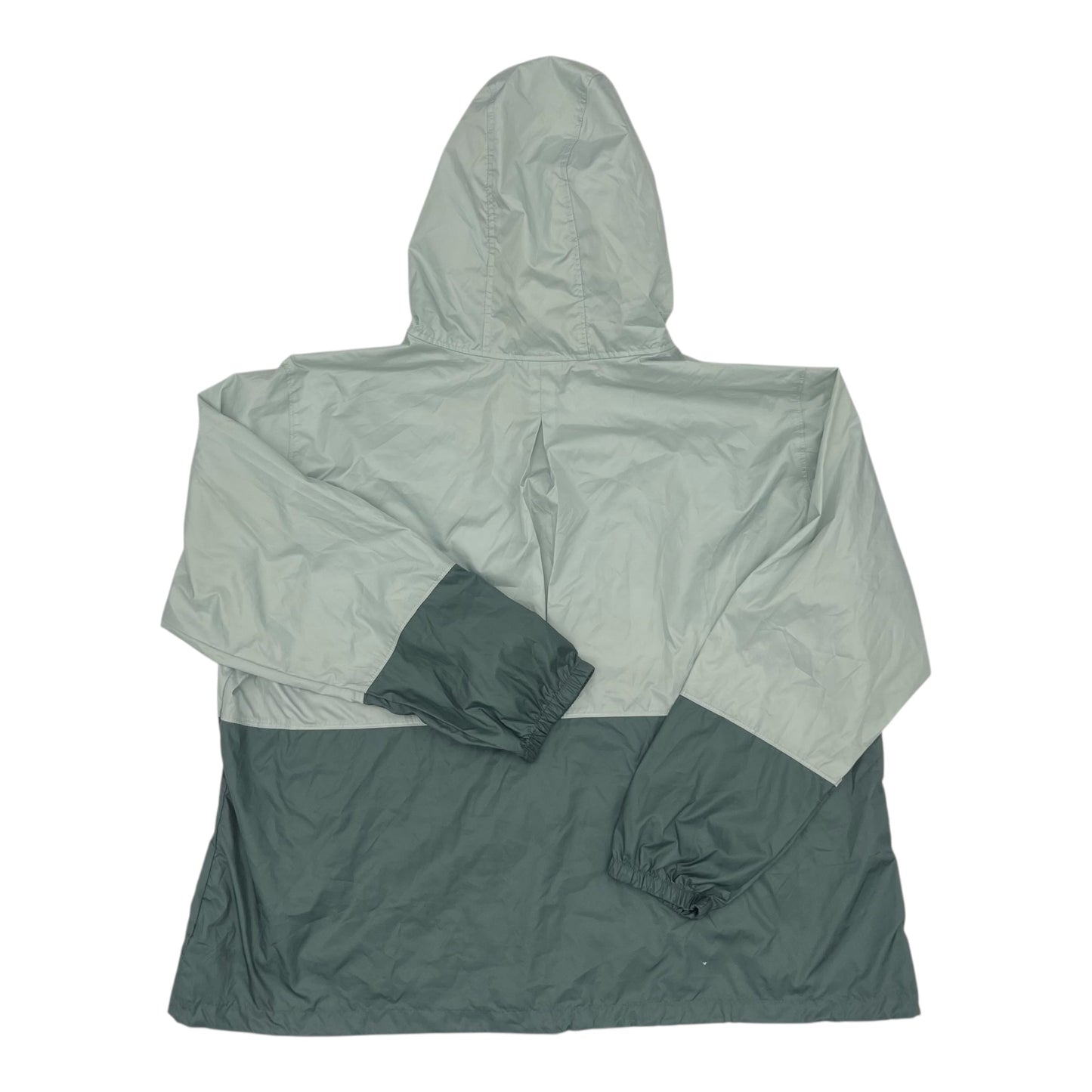 Jacket Windbreaker By Columbia In Green, Size:3X