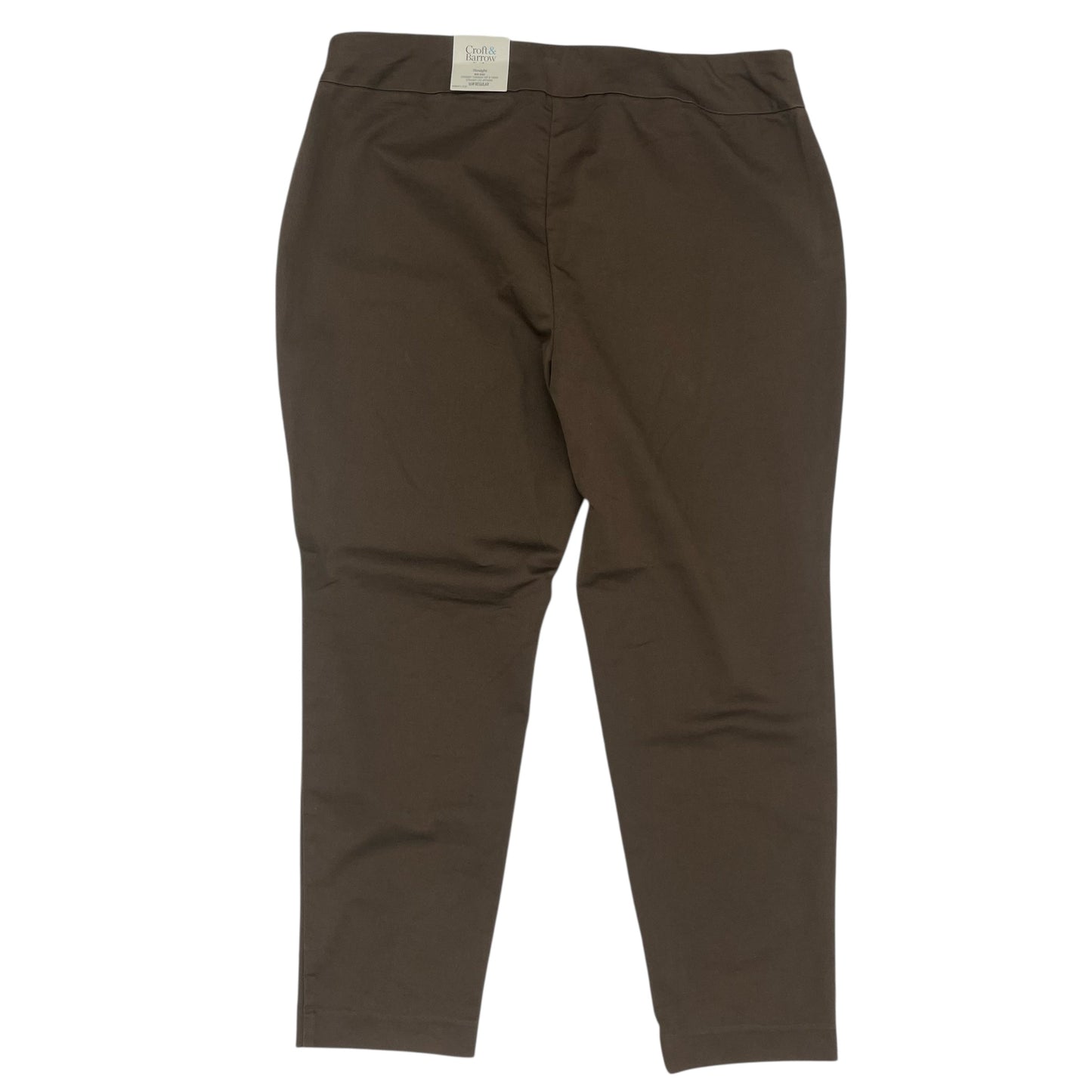 Pants Other By Croft And Barrow In Brown, Size:16