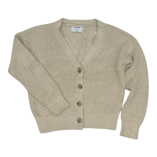 Sweater Cardigan By Old Navy In Tan, Size:S