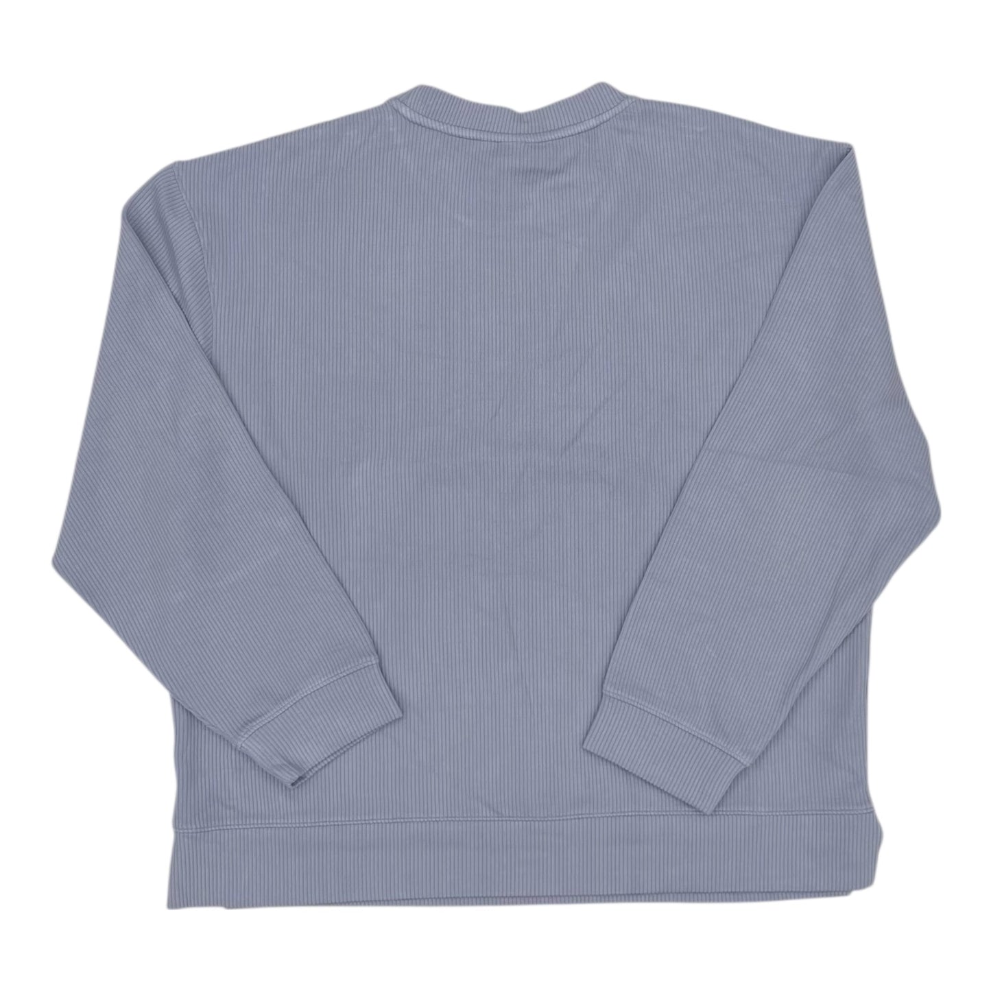 Athletic Top Ls Crewneck By Yogalicious In Blue, Size:Xl